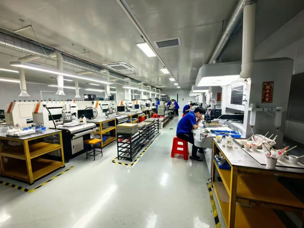 badge factory enamel filling department